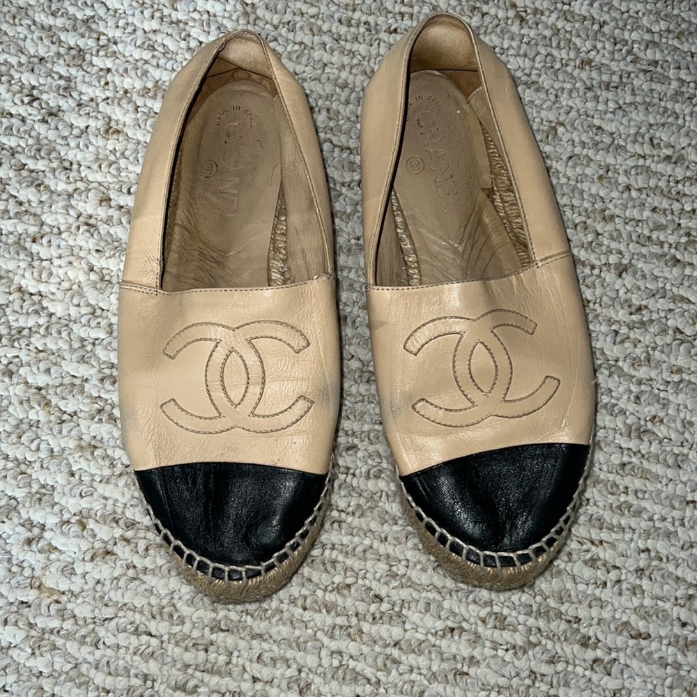 Chanel Lambskin Espadrilles
